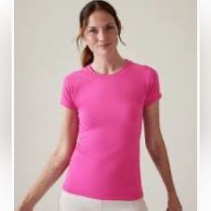 Athleta Pink Short Sleeve Tee